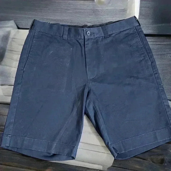 J. Crew Men's New With Tags Men's Navy Flat-Front Gramercy Shorts 32" Waist - Picture 1 of 4